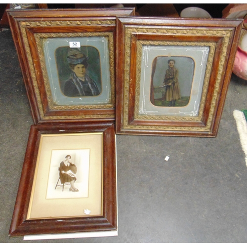 52 - Quantity of Victorian pictures and photos.