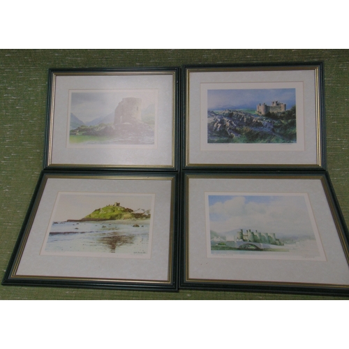 152 - Quantity of framed and glazed colour prints.