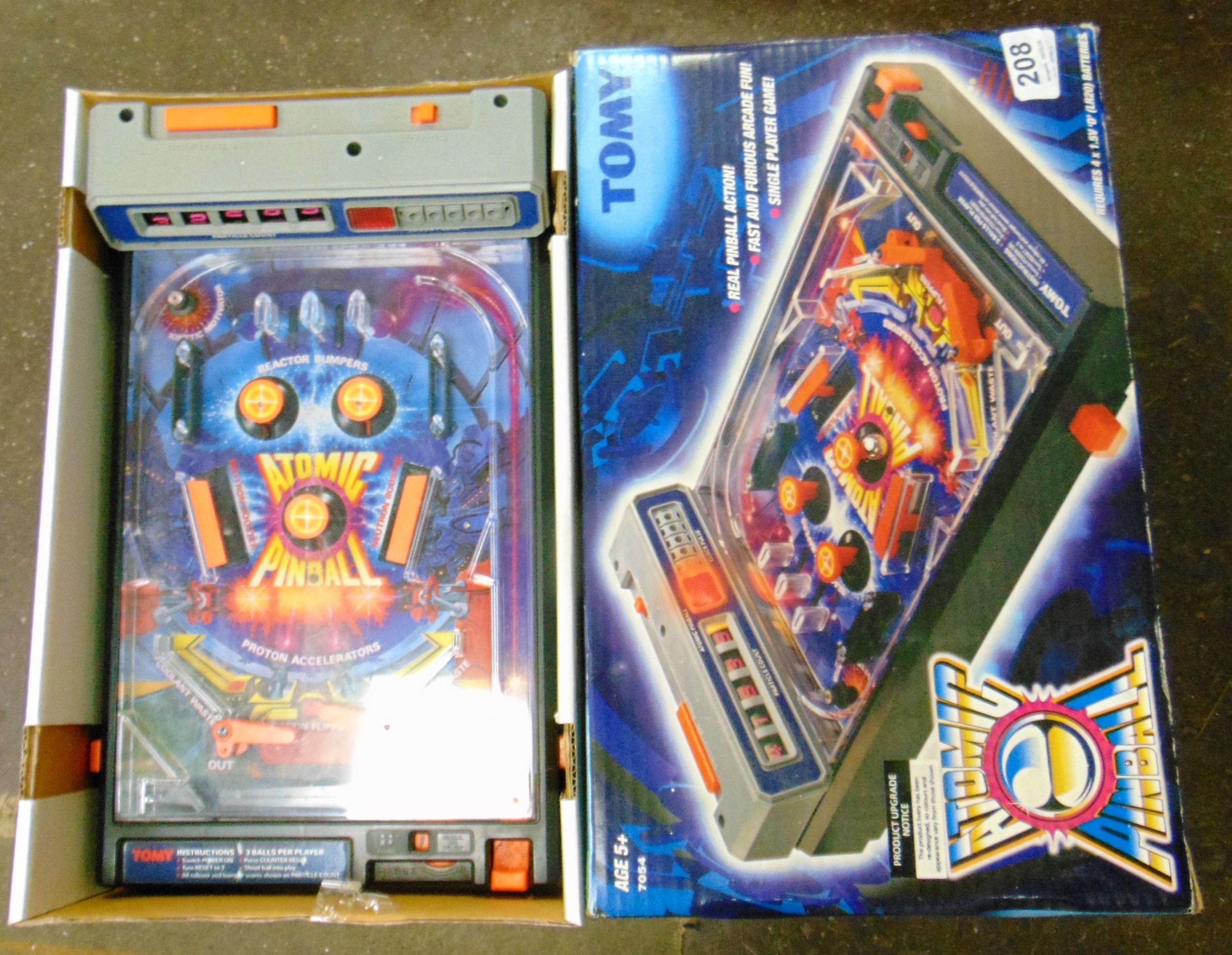 Boxed Tomy atomic pinball game.