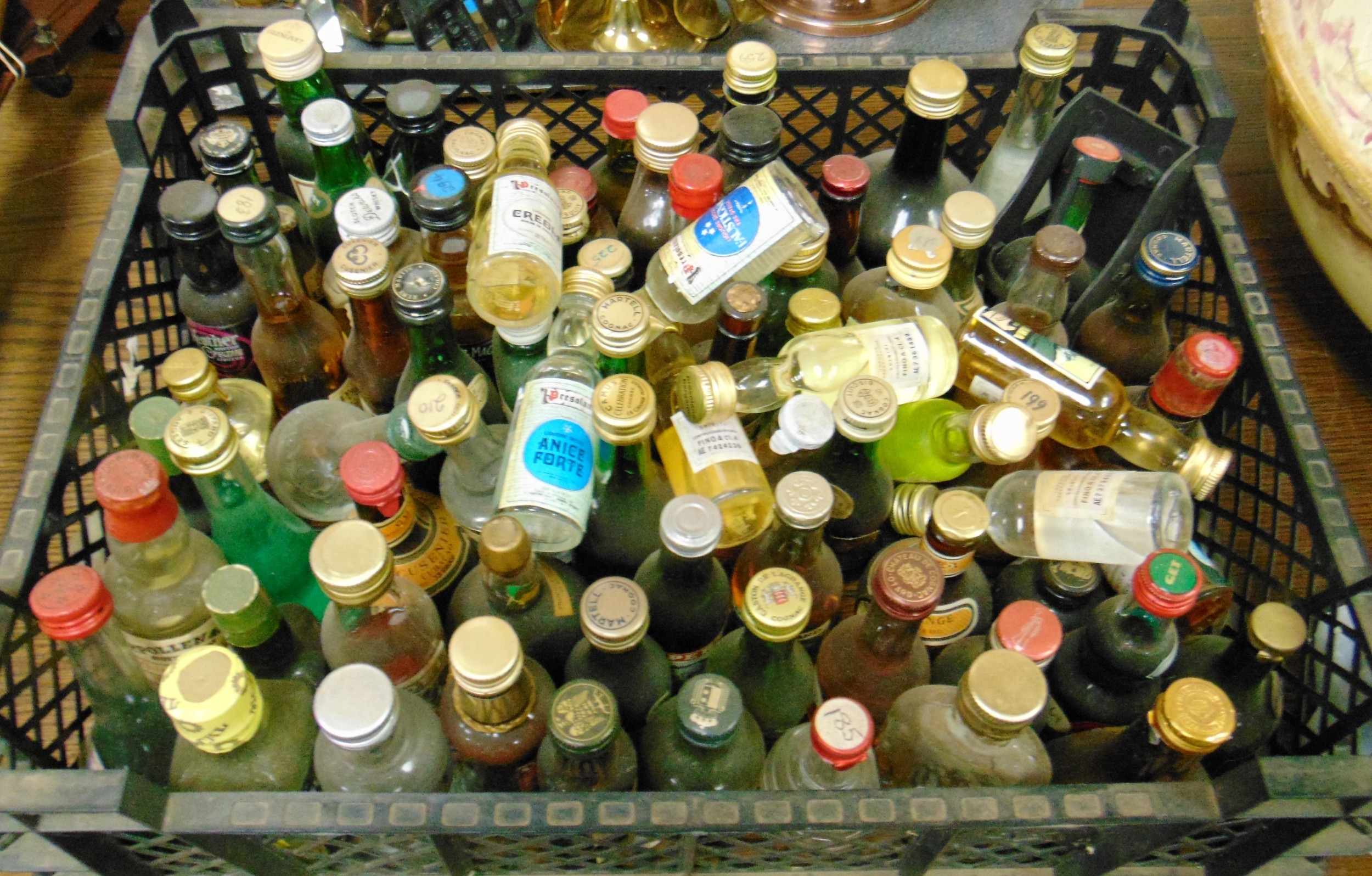 Collection of miniature spirits.