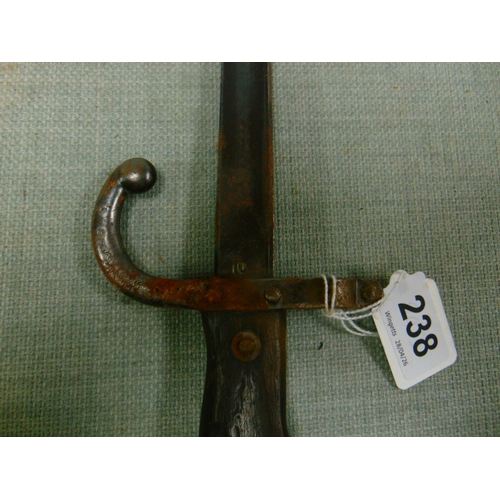 238 - French M1874 Gras bayonet, 21.5