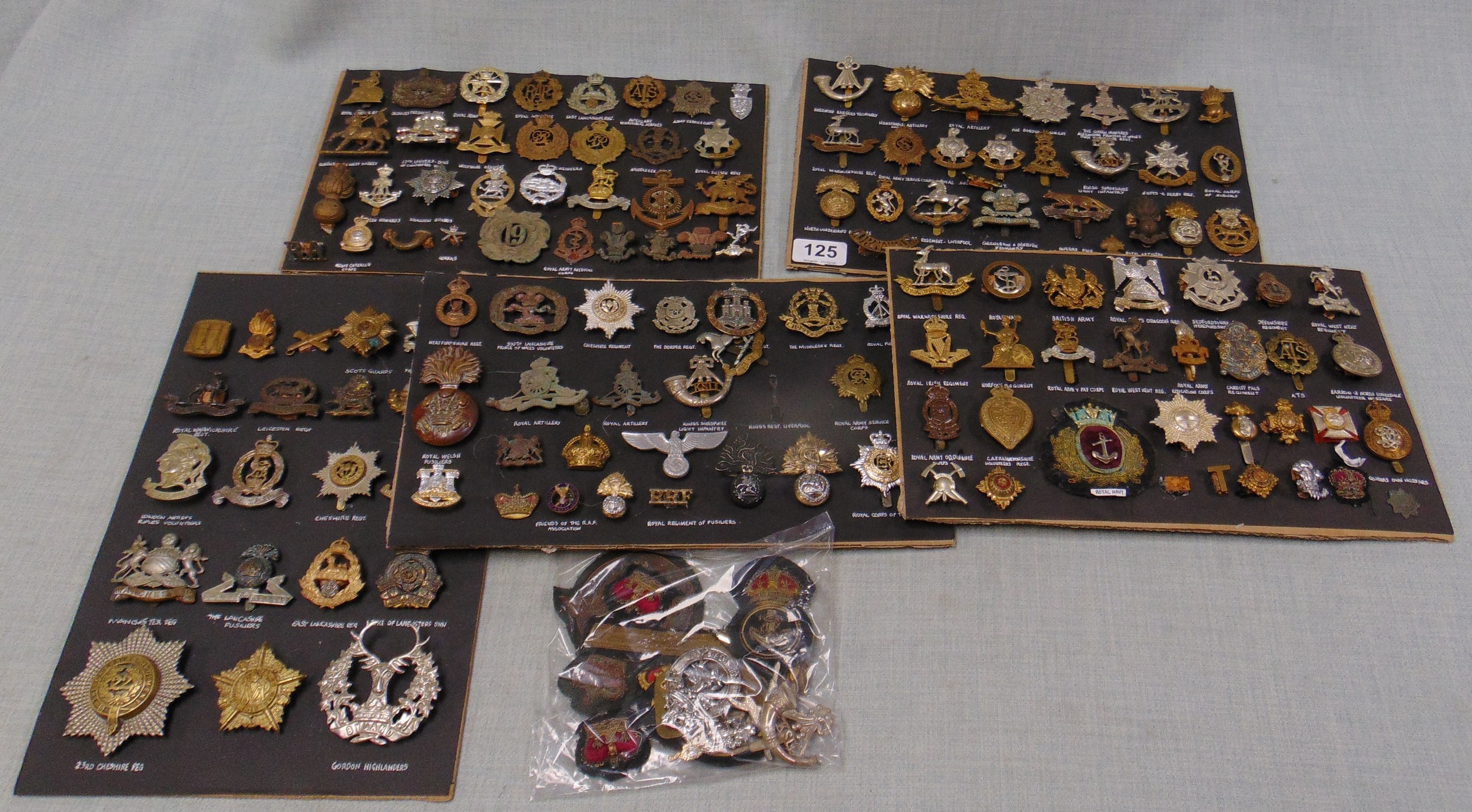 Interesting collection of military badges.
