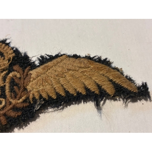 22 - WW1 British Royal Flying Corps RFC Pilots Wings Badge

Tunic removed example 10cm across