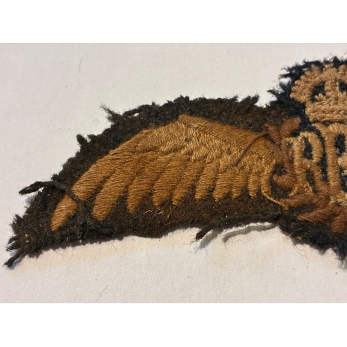 22 - WW1 British Royal Flying Corps RFC Pilots Wings Badge

Tunic removed example 10cm across
