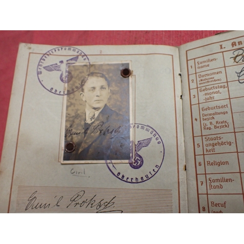 199 - WW2 German army Wehrpass

Emil Proksch. Dating from 1937. Lots of entries. All complete.