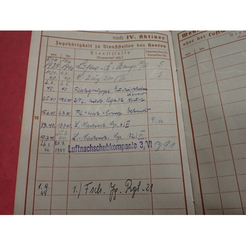 199 - WW2 German army Wehrpass

Emil Proksch. Dating from 1937. Lots of entries. All complete.