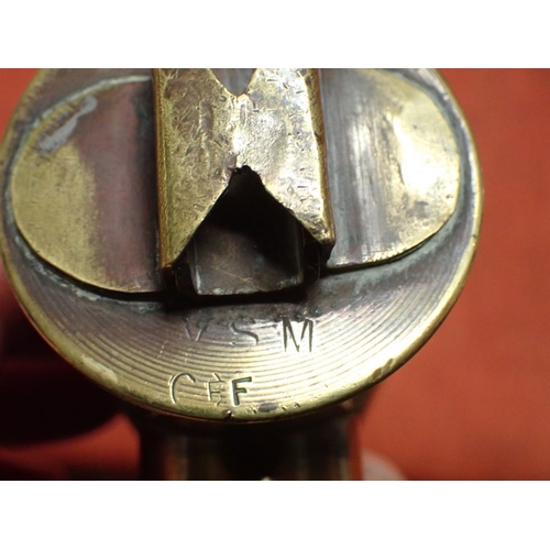 292 - WW1 TRENCH ART SHELL CASE COAL SCUTTLE

COAL SCUTTLE MADE USING BRITISH SHELL CASES. THE LARGER ONE ... 