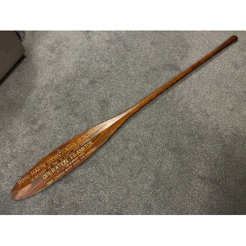 157 - WW2 British 'Cockleshell Heroes' Period Commemorative Oar

An Officer's Mess Commemorative Oar relat... 