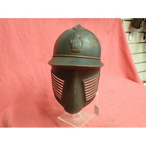 174 - WW1 French helmet with steel face guard

WW1 French M15 Adriane Helmet (no liner) with a Rare Polack... 