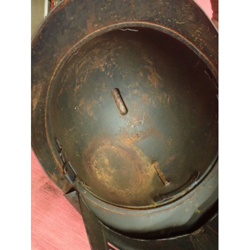 174 - WW1 French helmet with steel face guard

WW1 French M15 Adriane Helmet (no liner) with a Rare Polack... 