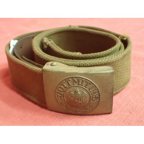 175 - WW2 German Army DAK belt & buckle

WW2 German Africa Corps Belt with 1938 Dated JFS Buckle and Tab.