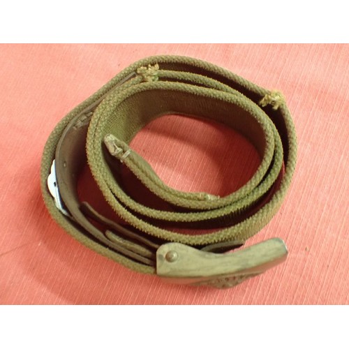 175 - WW2 German Army DAK belt & buckle

WW2 German Africa Corps Belt with 1938 Dated JFS Buckle and Tab.