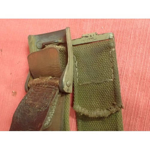175 - WW2 German Army DAK belt & buckle

WW2 German Africa Corps Belt with 1938 Dated JFS Buckle and Tab.