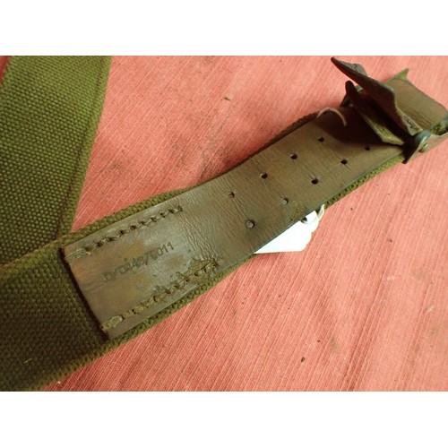 175 - WW2 German Army DAK belt & buckle

WW2 German Africa Corps Belt with 1938 Dated JFS Buckle and Tab.