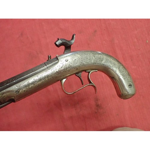 303 - Percussion Scottish nickel framed pistol

Percussion pistol in the classic Scottish form by Winfield... 