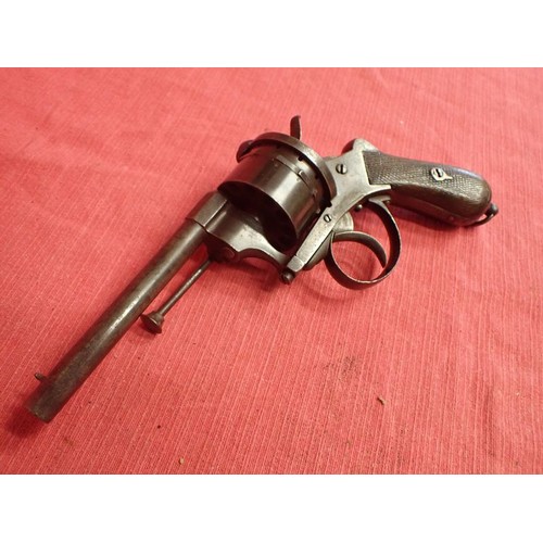 304 - 12 shot pin-fire revolver circa 1880

Rare 12 shot revolver of 7 mm calibre. Imported for the Britis... 
