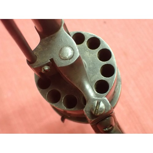 304 - 12 shot pin-fire revolver circa 1880

Rare 12 shot revolver of 7 mm calibre. Imported for the Britis... 