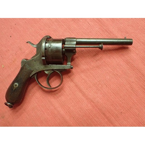 304 - 12 shot pin-fire revolver circa 1880

Rare 12 shot revolver of 7 mm calibre. Imported for the Britis... 