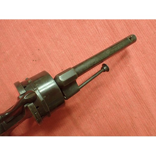 304 - 12 shot pin-fire revolver circa 1880

Rare 12 shot revolver of 7 mm calibre. Imported for the Britis... 