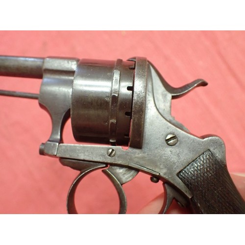 304 - 12 shot pin-fire revolver circa 1880

Rare 12 shot revolver of 7 mm calibre. Imported for the Britis... 