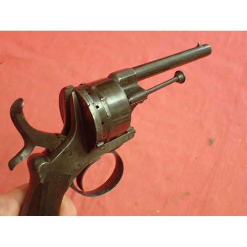 304 - 12 shot pin-fire revolver circa 1880

Rare 12 shot revolver of 7 mm calibre. Imported for the Britis... 