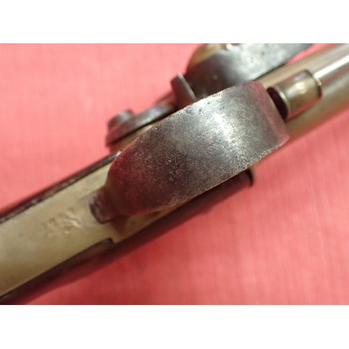 305 - Bronze flintlock pistol circa 1780

Unusual pistol, probably French circa 1780. Cannon barrel fitted... 