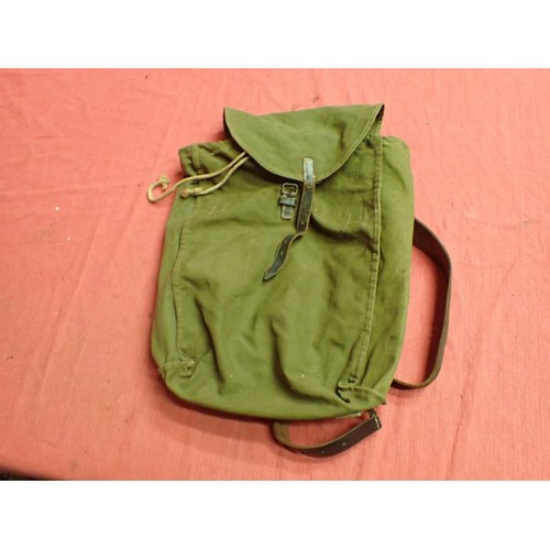 WW2 German equipment backpack dated 1944 Small green backpack with ...