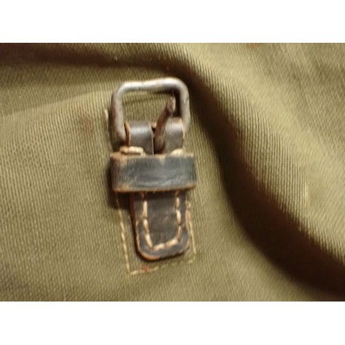 WW2 German equipment backpack dated 1944 Small green backpack with ...