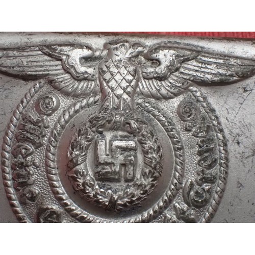 WW2 German Waffen-SS belt buckle Good condition steel SS belt buckle ...