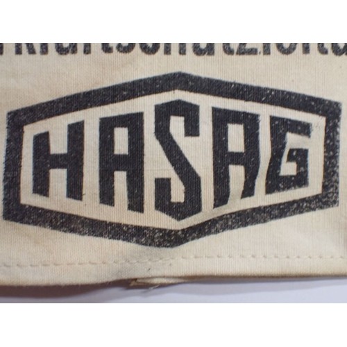 1 - WW2 Luftschutz armband for the HASAG factory

Armband for an L/S unit at the HASAG munitions factory... 