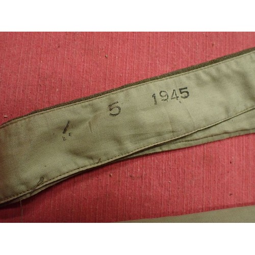 6 - Two WW2 British shirt collars

One tropical, the other dated 1945. Both in good clean condition
