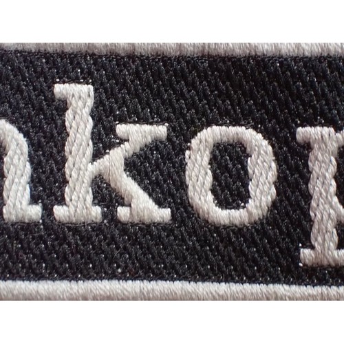 10 - WW2 Waffen-SS Totenkopf Division cuff title

In excellent clean condition. Slight fraying to the end... 