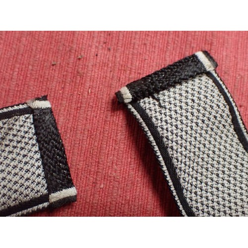 12 - WW2 German Waffen-SS Hohenstaufen Div cuff title

Good condition Bevo title. Folded and stitched end... 