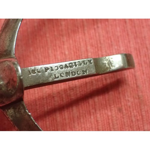 48 - British WW1 period box spurs

By Maxwell of London. Marked right and left on the backs