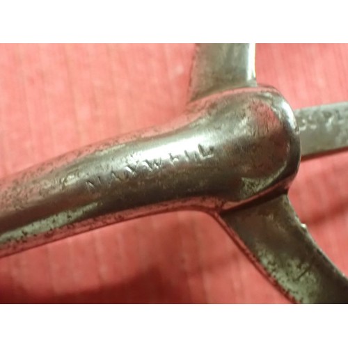 48 - British WW1 period box spurs

By Maxwell of London. Marked right and left on the backs
