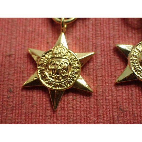 51 - Four WW2 British campaign stars miniature medals

Good quality stars