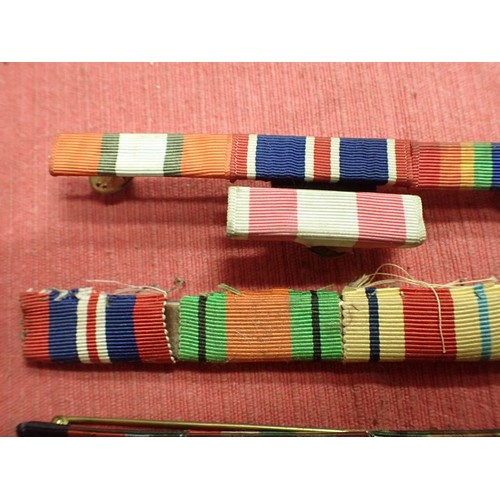 52 - WW2 British medal ribbon bars

Three ribbon bars with full size ribbons. With a 39-45 war medal