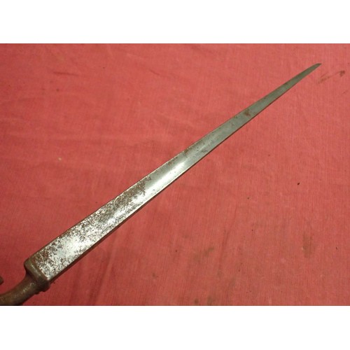 56 - Brown bess flintlock musket socket bayonet

Socket bayonet for the Napoleonic musket. Light rust ove... 