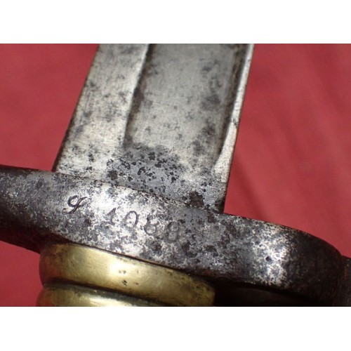57 - Egyptian Remington Rolling block rifle bayonet

German made bayonet based on the French 1866 Chaspot... 