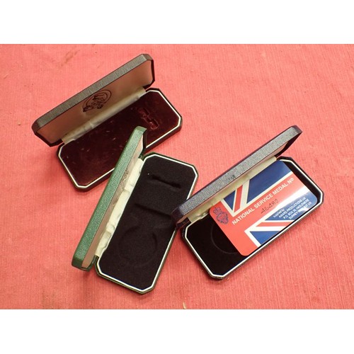 63 - Three postwar British medal cases

All three in excellent condition.