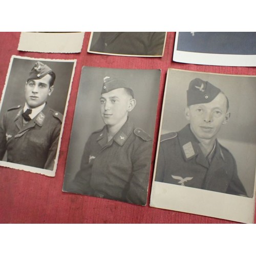 1 - Six WW2 Luftwaffe enlisted men photographs

Postcard-size images