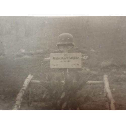 3 - Four WW2 German photographs including RAD men

Postcard-size images. Three of RAD men, the other, a ... 