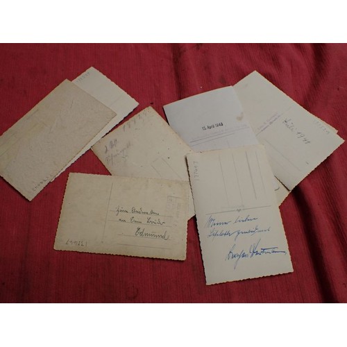 5 - Eight WW2 German soldier photographs

Postcard size images. Some with dates and details to the backs