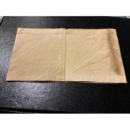 10 - WW2 German Red Cross Schwerin Arm Band

Measures 20.5 x 11.5 cm when laid flat.