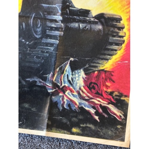 12 - WW2 German Army Propaganda Poster 

Measures 43 x 32 cm , has been folded