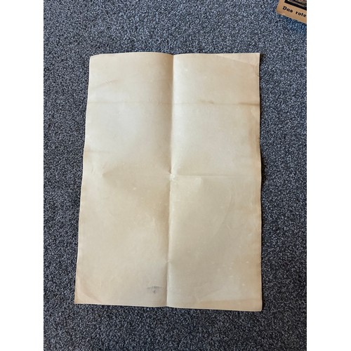 12 - WW2 German Army Propaganda Poster 

Measures 43 x 32 cm , has been folded