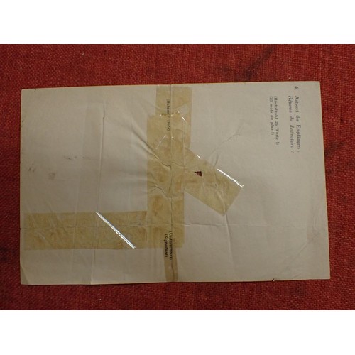15 - WW2 German occupied Guernsey Red Cross letter

LETTER FROM APRIL 1945. OLD TAPE REPAIR TO THE BACK. ... 