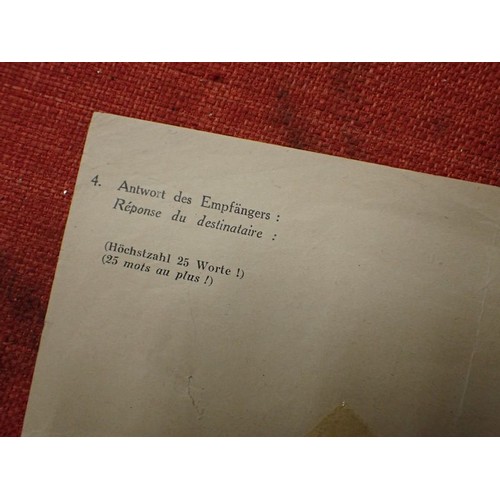 15 - WW2 German occupied Guernsey Red Cross letter

LETTER FROM APRIL 1945. OLD TAPE REPAIR TO THE BACK. ... 