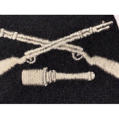 16 - WW2 German SS Dirlewanger Collar Patch

Camp made collar patch with the typical white stitching visi... 