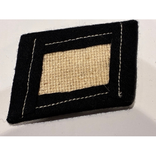 16 - WW2 German SS Dirlewanger Collar Patch

Camp made collar patch with the typical white stitching visi... 